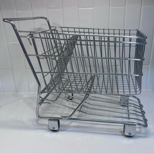 Doll Size Metal Shopping Cart Toy For American Girl Doll Or Other 18” Dolls